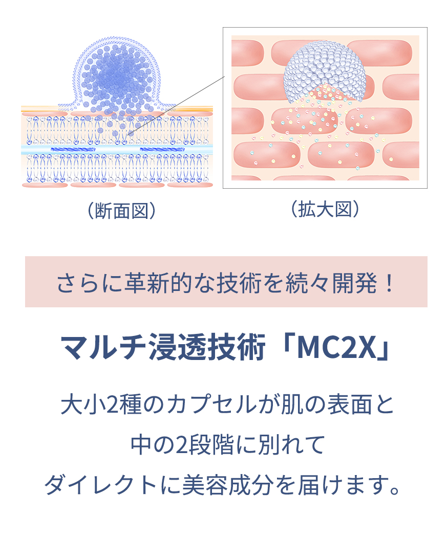 マルチ浸透技術「MC2X」